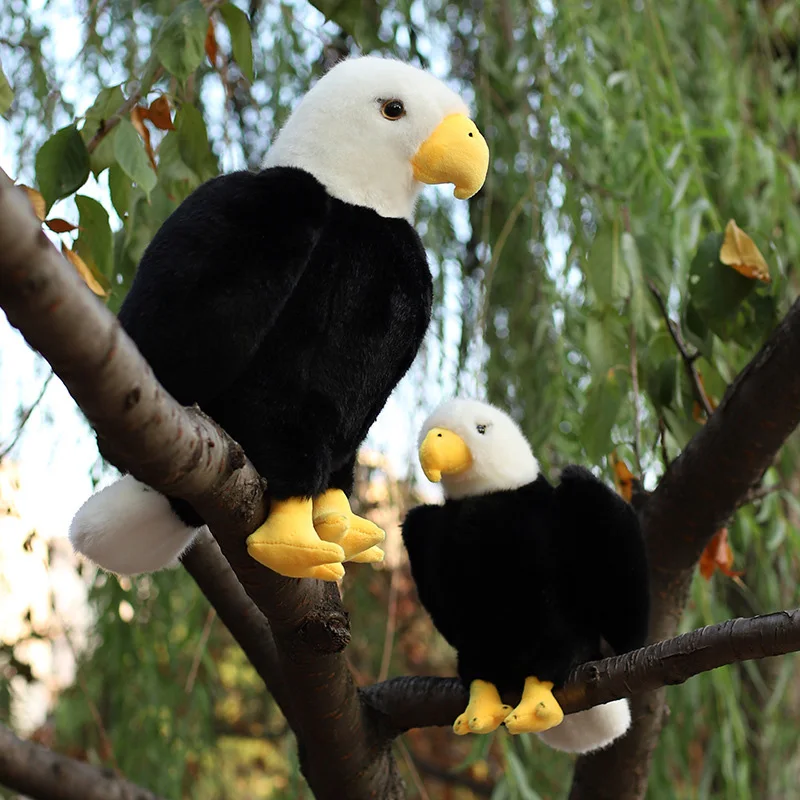 flamingo vulture eagle pelican plush toy cute bird fabric doll park scenic ornaments birthday gift Simulation bird doll