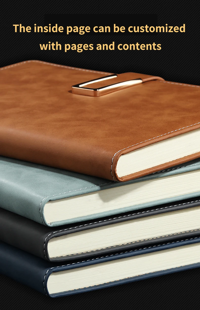 Business Notebook Stationery Custom Thickened Notepad Gift Set Custom Cover Printing Custom Company Logo