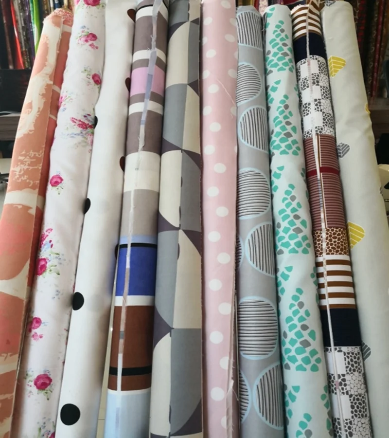 china cheap polyester custom print bed sheet fabric for making bed sheets