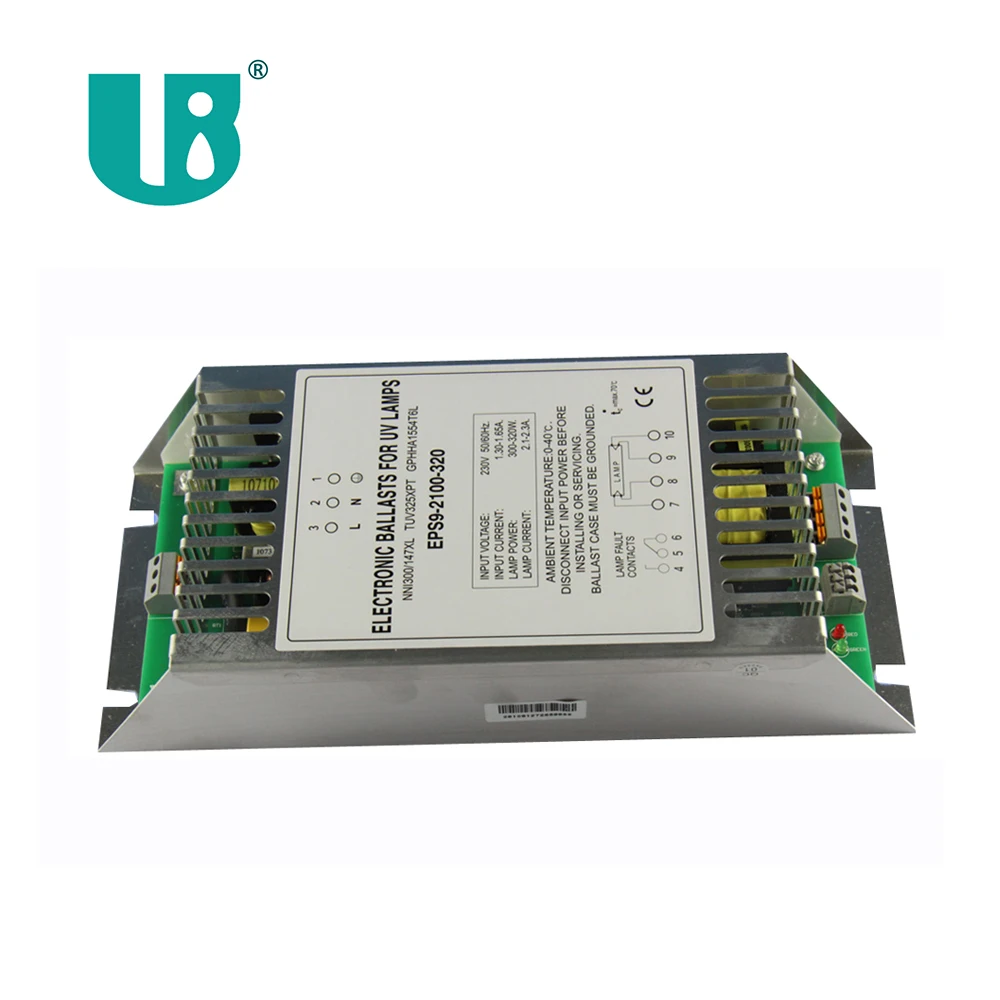 320W electronic ballast EU market uv lamp transformer preheat start ballast