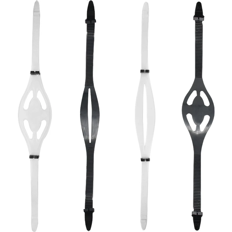 Aquadive Custom size Swimming Goggles replacement rubber straps silicone head band swim diving mask