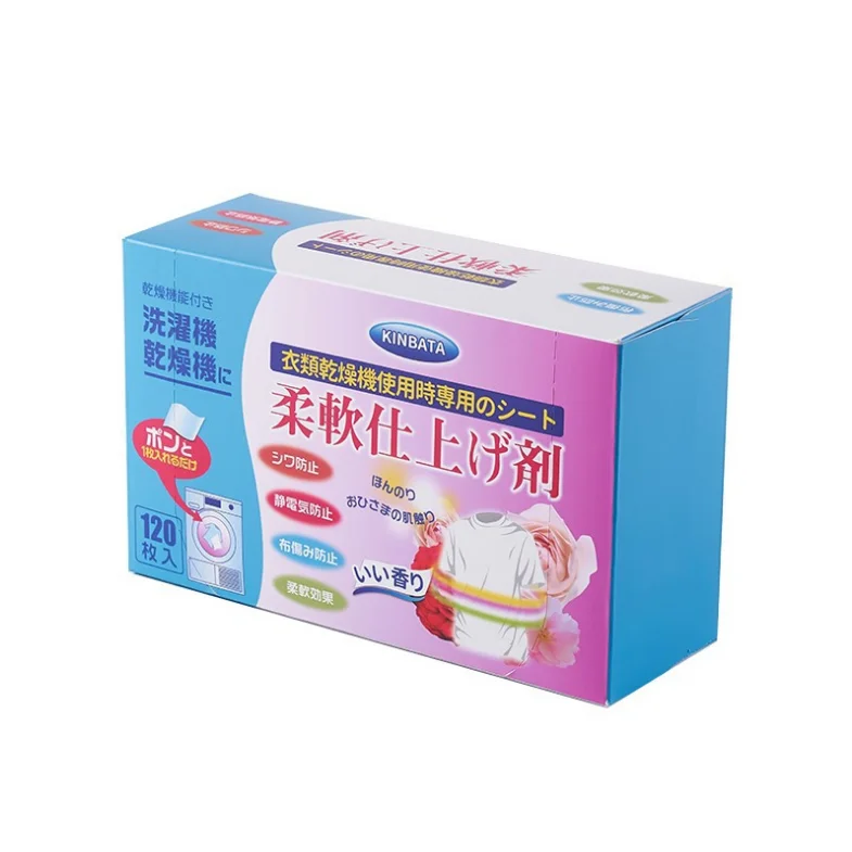 Eco-friendly Laundry Softener Dryer Sheets Fresh Scent Customized Tumble Fabric Softener Dryer Sheet For Daily