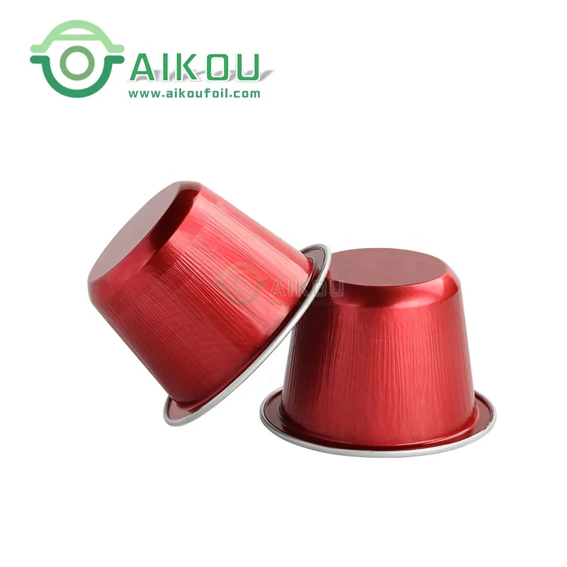 Disposable Empty espresso capsule coffee pod capsule aluminium ethiopian mesob coffee & tea sets