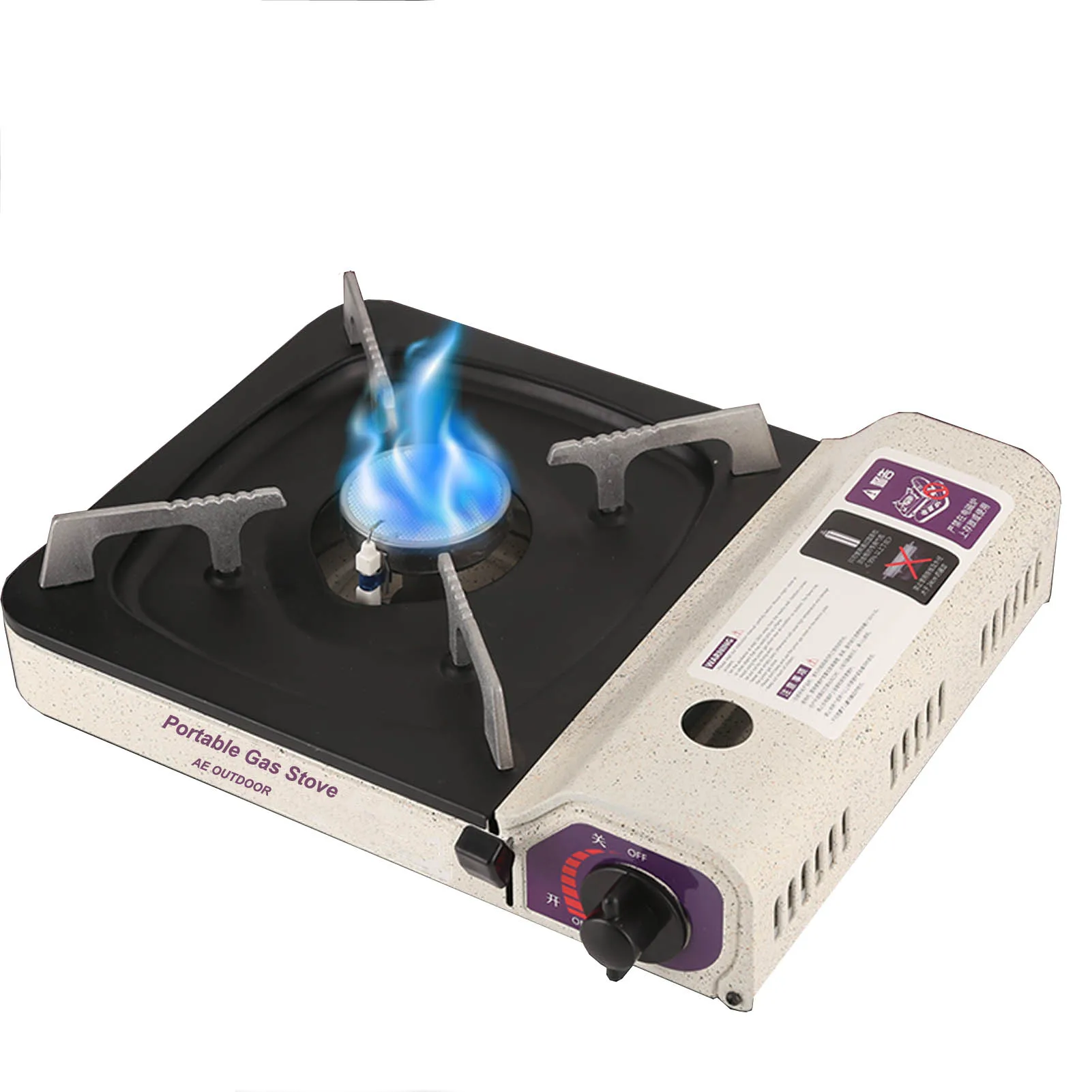 Durable Lightweight Gas Camping Stove Portable Outdoor Mini Single Burner Cooking Camping Stove