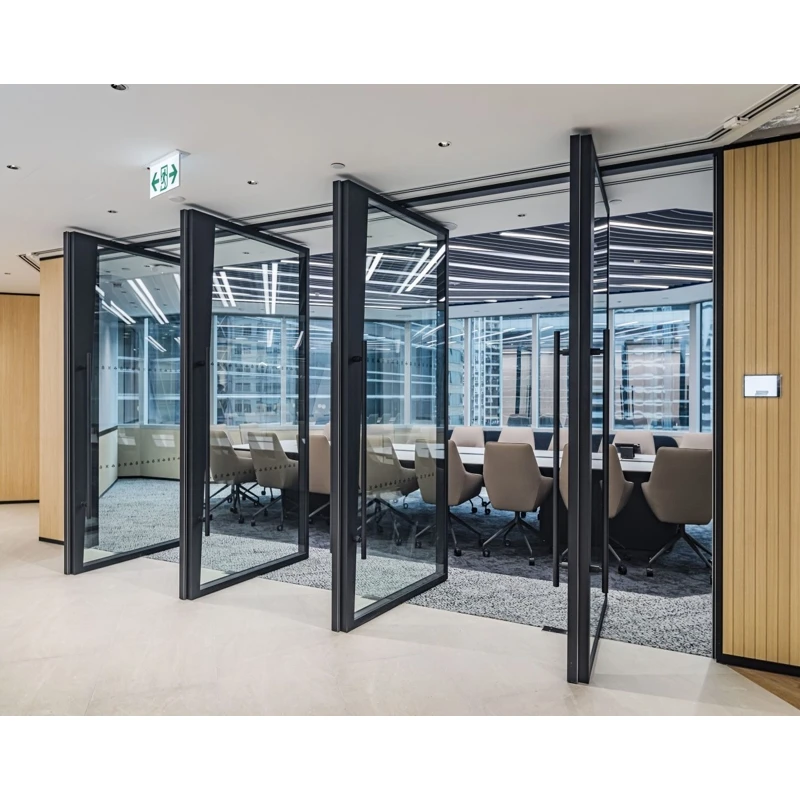 Office Soundproof Folding Movable Wall Acoustic Movable Partition Sliding Glass Partition Wall Dividers for Rooms