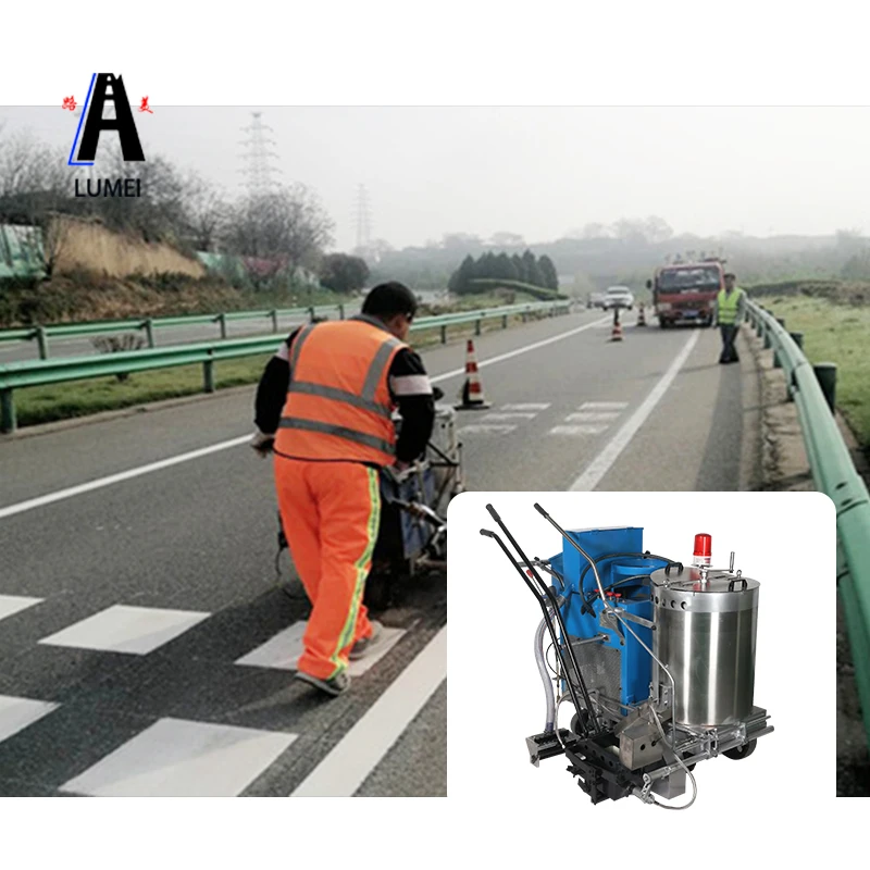 China road equipment production factory for traffic paint road marking straenmarkierungsmaschine gebraucht