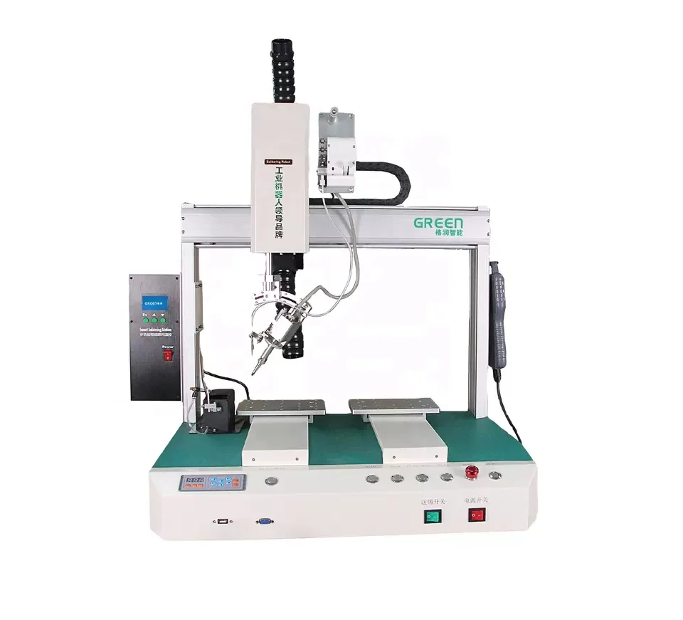 Green Industrial Equipment Welder Benchtop Automatic Welding Machine or LSI/IC/CSP/BGA/DVD/Motherboard/Switch/PCB Board Solder