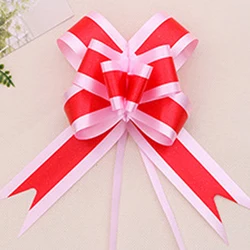Hot Sales Christmas Wedding Birthday Anniversary Packing Decorations Gift Basket Box Bag Wrap Decorations Ribbon Pull Bows