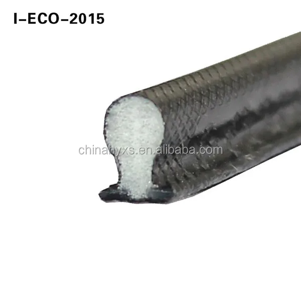 IECO Pu Foam Clad Type Window Sealing Strip Weatherproof Adhesive Backed Pu Foam Seal Strip