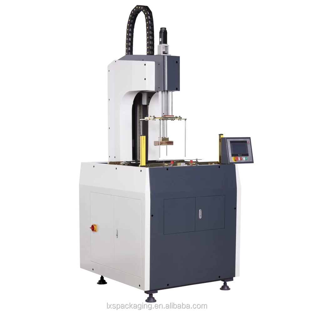 LS-F7 automatic rigid shoe jewelry box wrapping machine