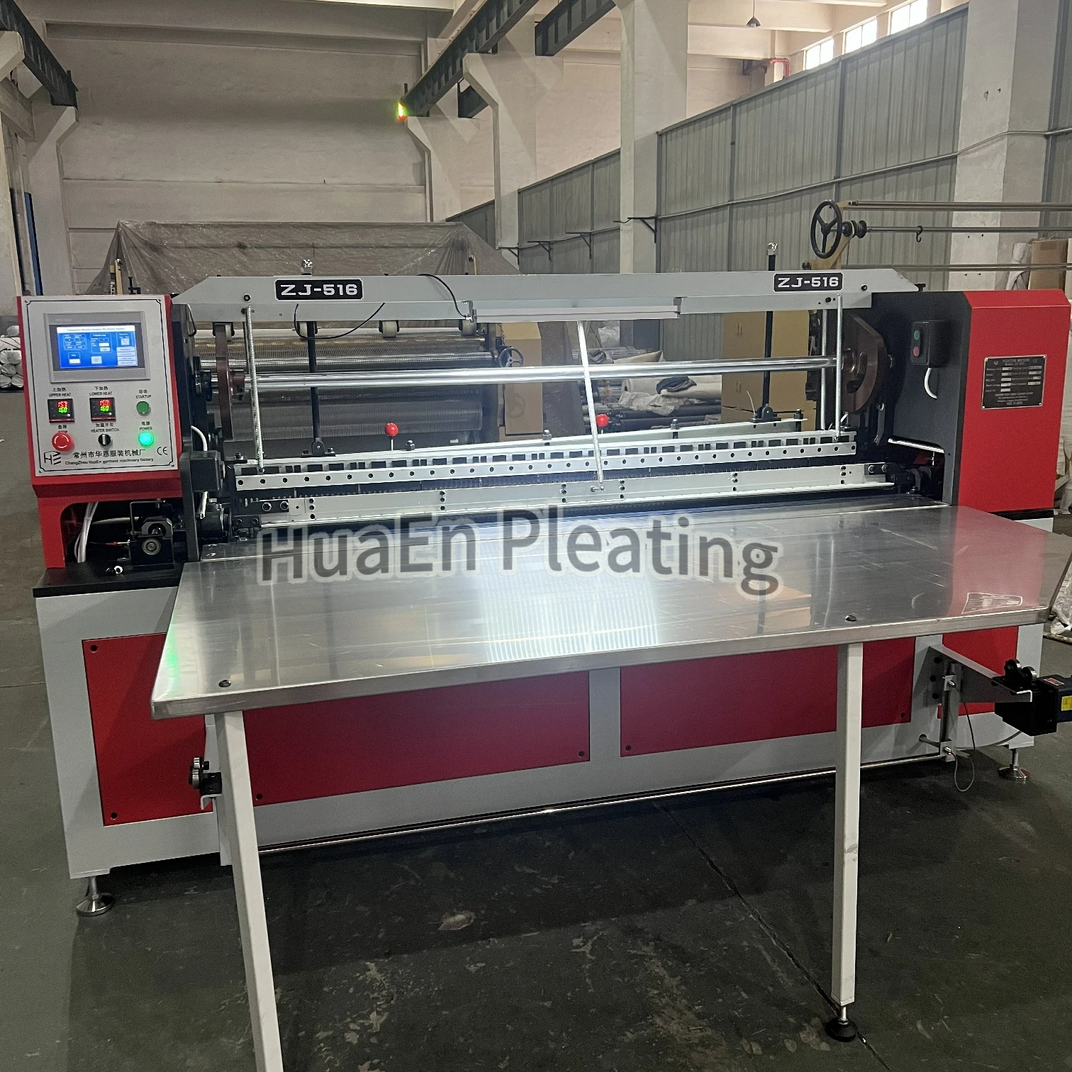 HuaEn Pleating ZJ-516 Vertical Sunrise and Accordion  sunray pleating machine