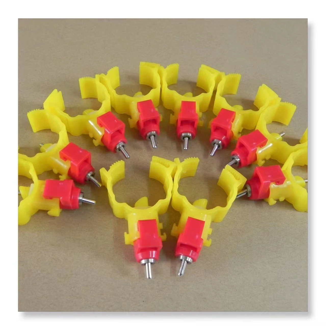 Poultry Drinking Cups For Chicken Automatic Nipple Drinker With 25mm Pipes Ball Nipple Poultry Feeding Water