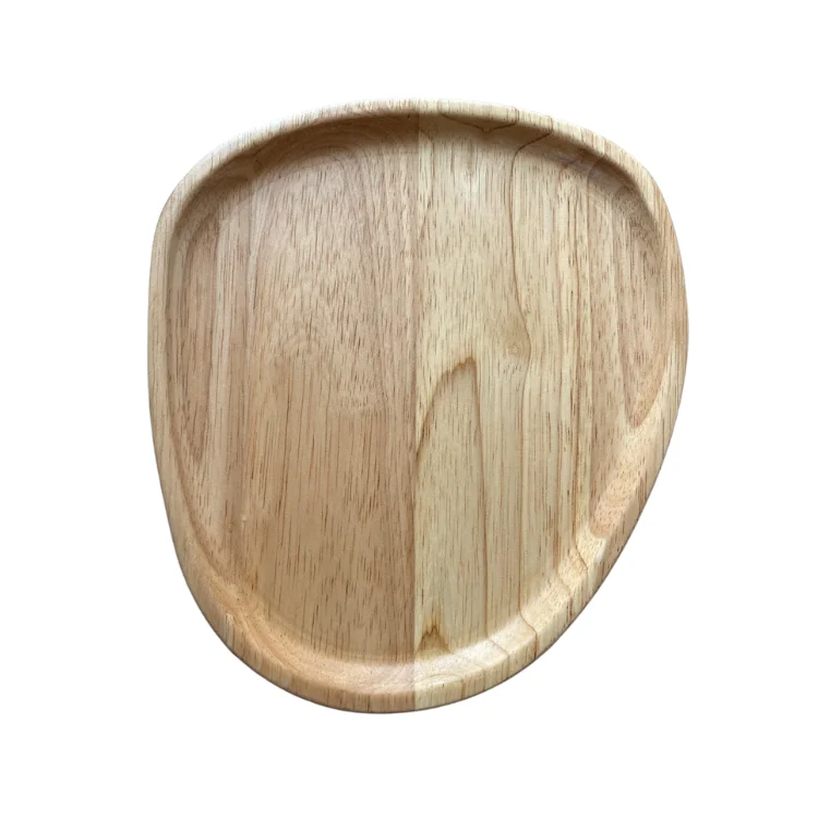 Modern Nature Style round Cutting Board Walnut Wood & Resin with Hand Grip Eco-Friendly Chopping Board Made in Vietnam