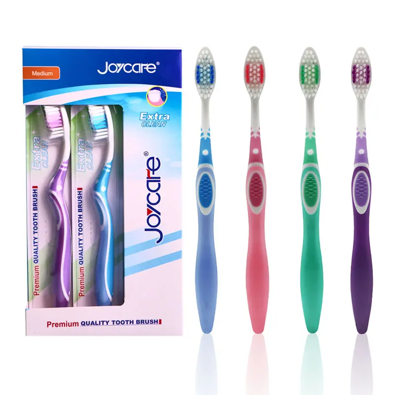 Free Sample  Custom Logo Adult Toothbrush Bristle Medium Soft Manual High Quality Toothbrush