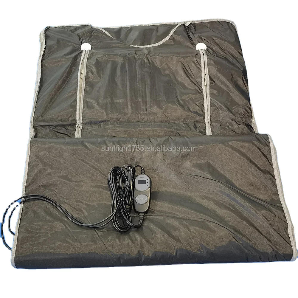 Sunhigh LF 2024 HOT selling Sauna Blanket Sweating Detox Body Shape Fitness Far Infrared Sauna Blanket for body care Waterproof