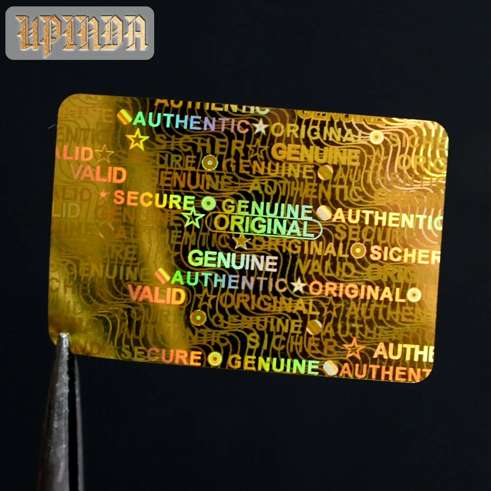 Custom Printing Holographic Label Logo Sticker Roll  anti counterfeiting Hologram Label sticker