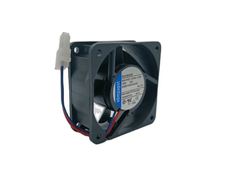Ebmpapst 614NHHR 24V 125mA 3W dc fan high quality and performance axial fan  minitura radiator cooling fan