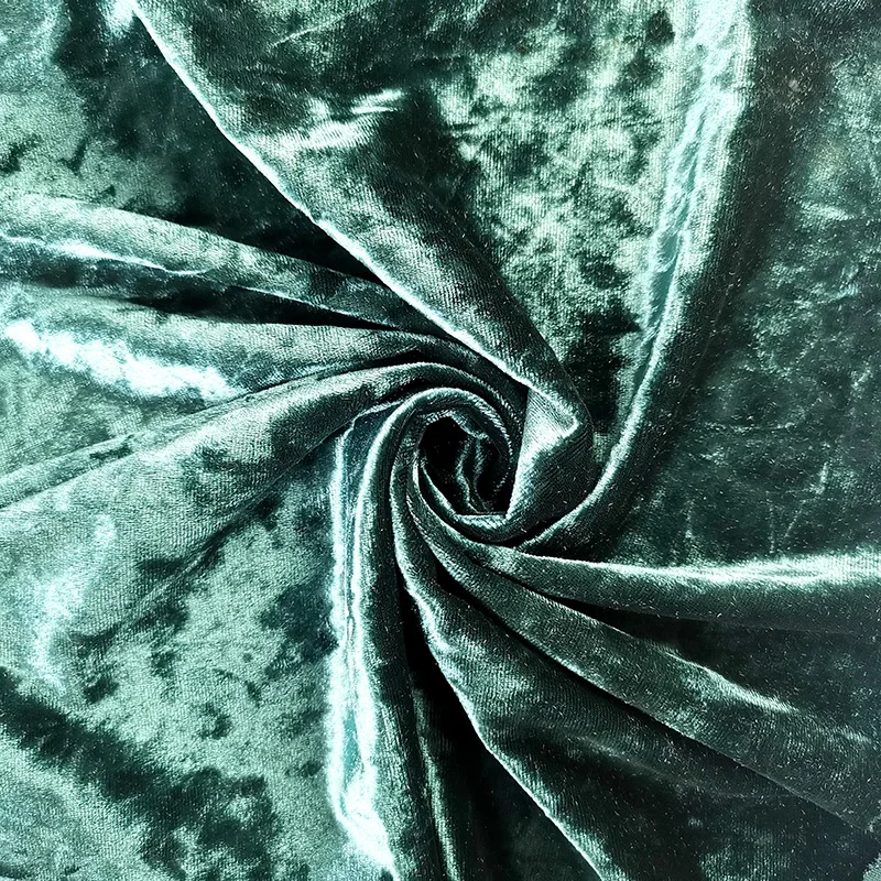KOREAN Ice CRUSH Velvet WARP Knitting KS Velvet Suits Dress Fabric for Luxury KOREA INDIA Fabrics Plain Polyester Spandex 500KG