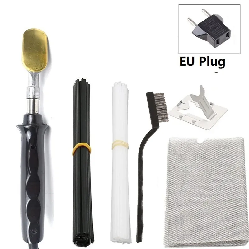 Car Bumper Repair Electric Soldering Iron Thermal Stapler Leather Ironing Tool Smoothing Tool With PP Glue Stick Plastic Repair