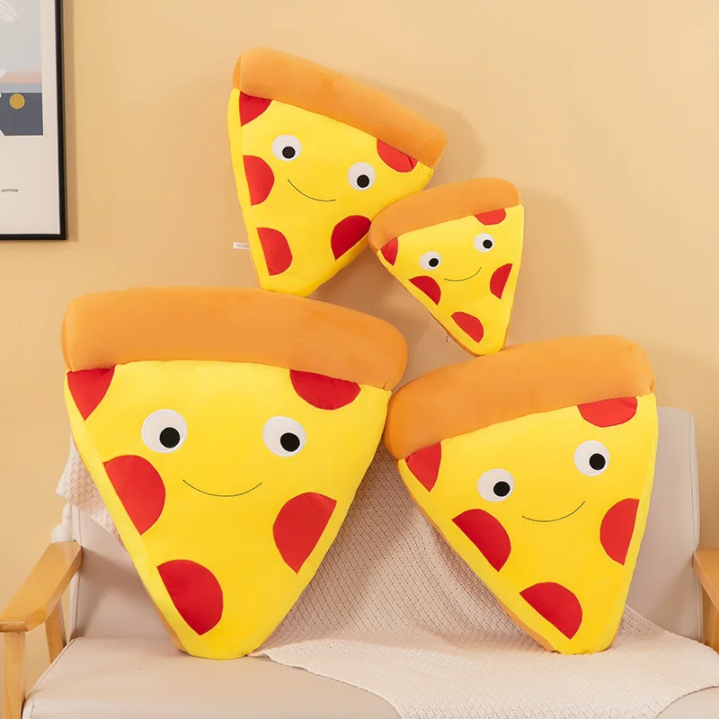 Wholesale Promotion French fries plush toy soft stuffed New Hamburg Pizza Pillow children girls doll pillows