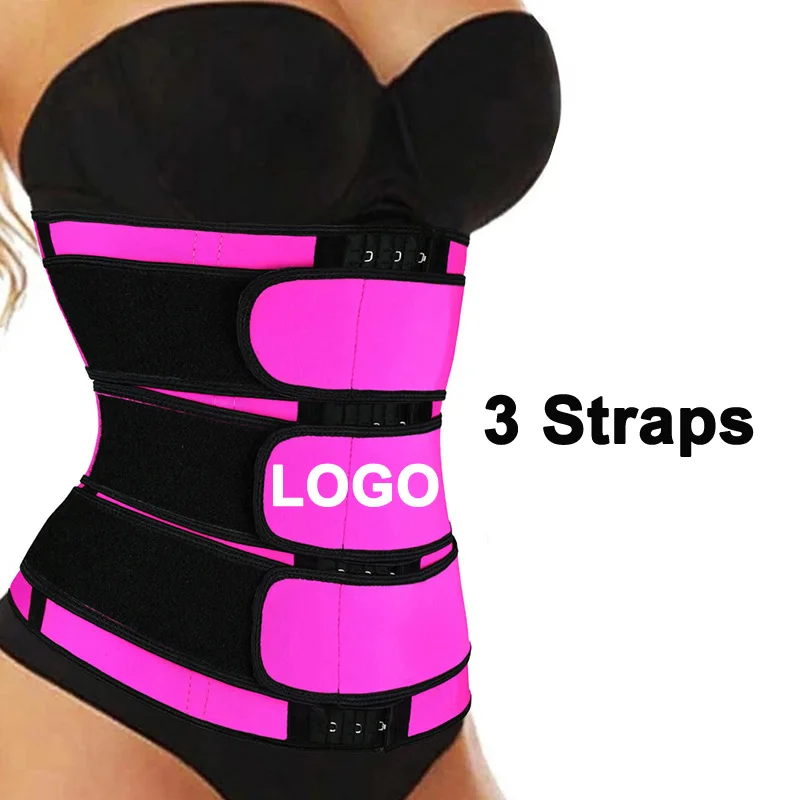 3 Strap Belts  Compressor Compression 3 Row Hook Slim Women Body Suite Shapers Slimming Waist Belt Waist Trainers in Bulks