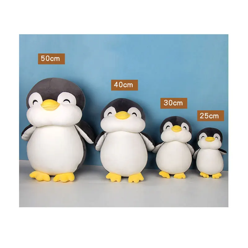 Creative Sea Animal Fat Penguin Stuffed Animal Plush Toy Blue Penguin Soft Toys