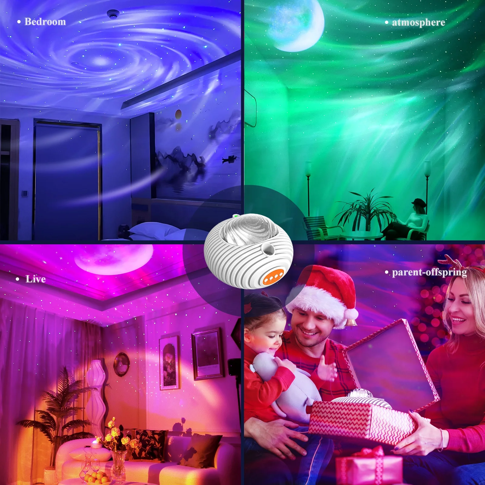 Top Sell Galaxy Projector Lamp aurora projector Starry Sky Night Light For Bedroom Room Decor  Decoration Home Christmas gifts