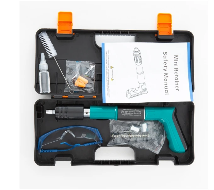 Небольшой мини-пистолет для маникюра металлическая пластина фиксатор стрельбы мини-беспроводной пистолет ногтей