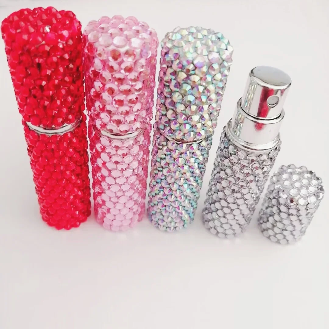 Hot Sale Bottom Filling 5ml aluminum travel perfume atomizer spray bottle Luxury perfume bottle