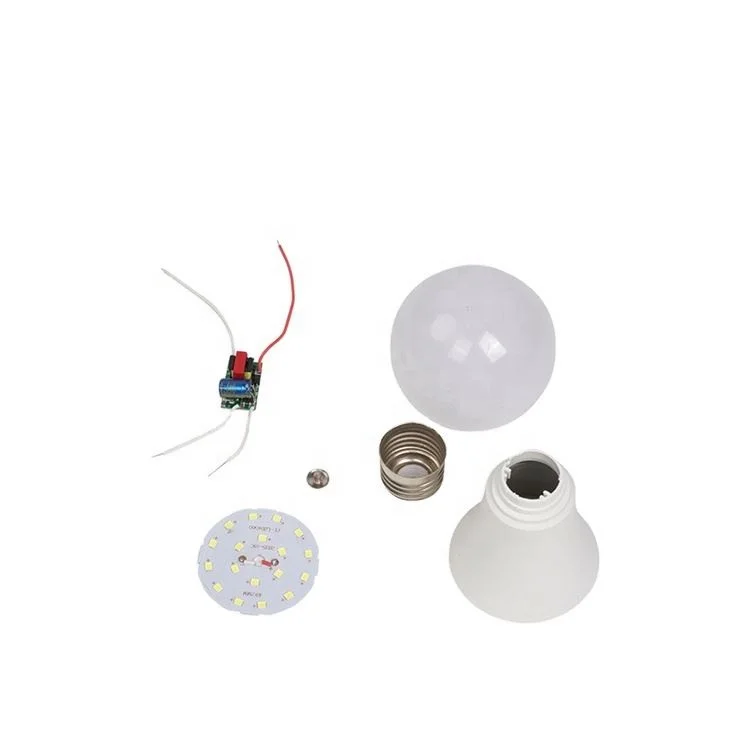 Новый продукт, корпус, аксессуары, алюминий + ПБТ, сырье, печатная плата, 9 ватт, корпус светодиодной лампы