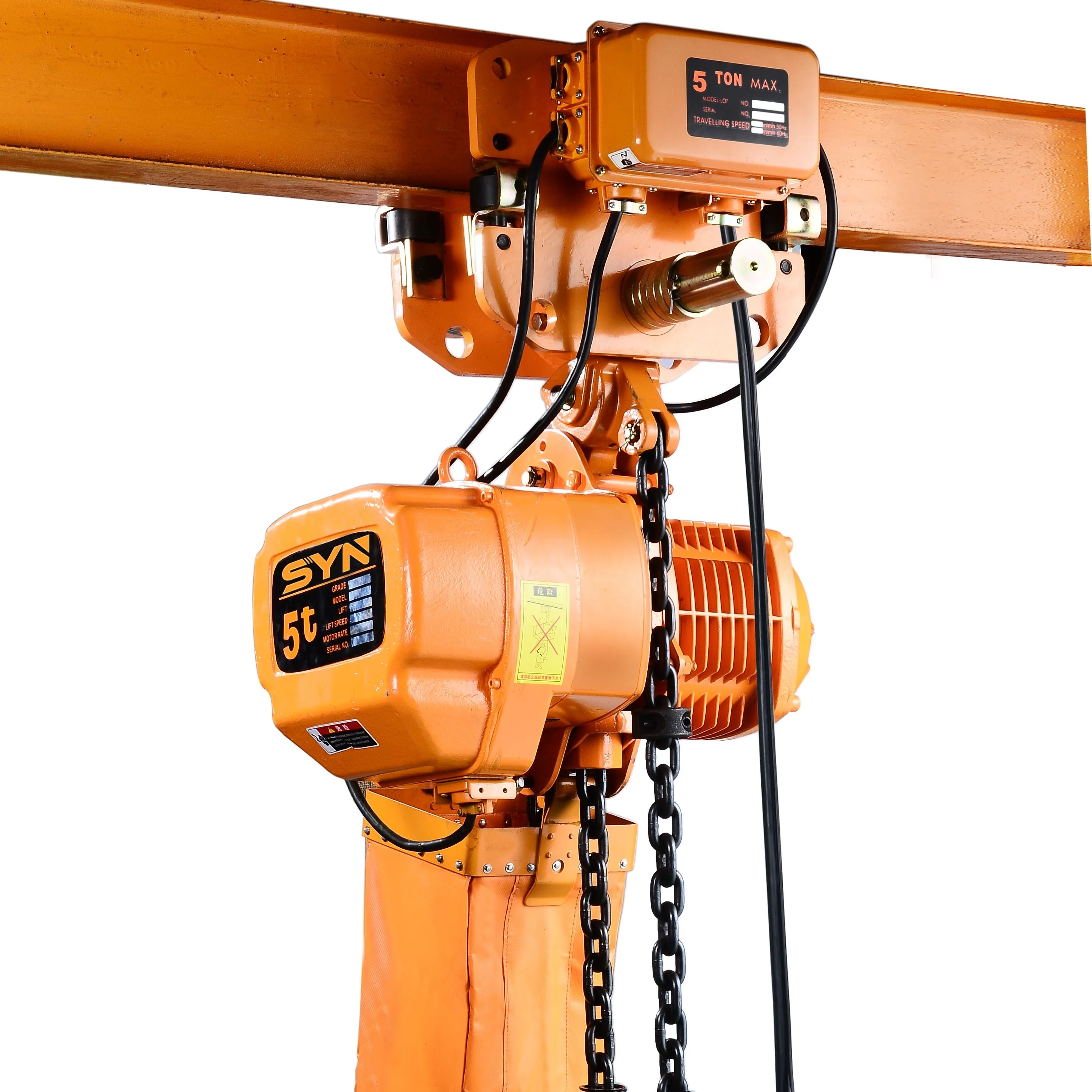 1t single chain Chain electric hoist hook chain HHBB Operation type electric hoist