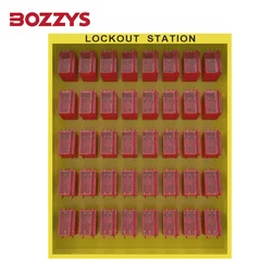 Can Accommodate 40 Boxes Safety Lockout Station Suitable for the Storage of Isolation Locks