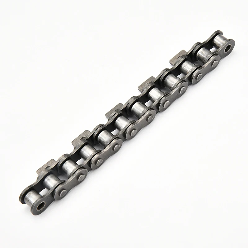 Industrial customization can provide carbon steel chain with short pitch and single hole standard bent plate chain
