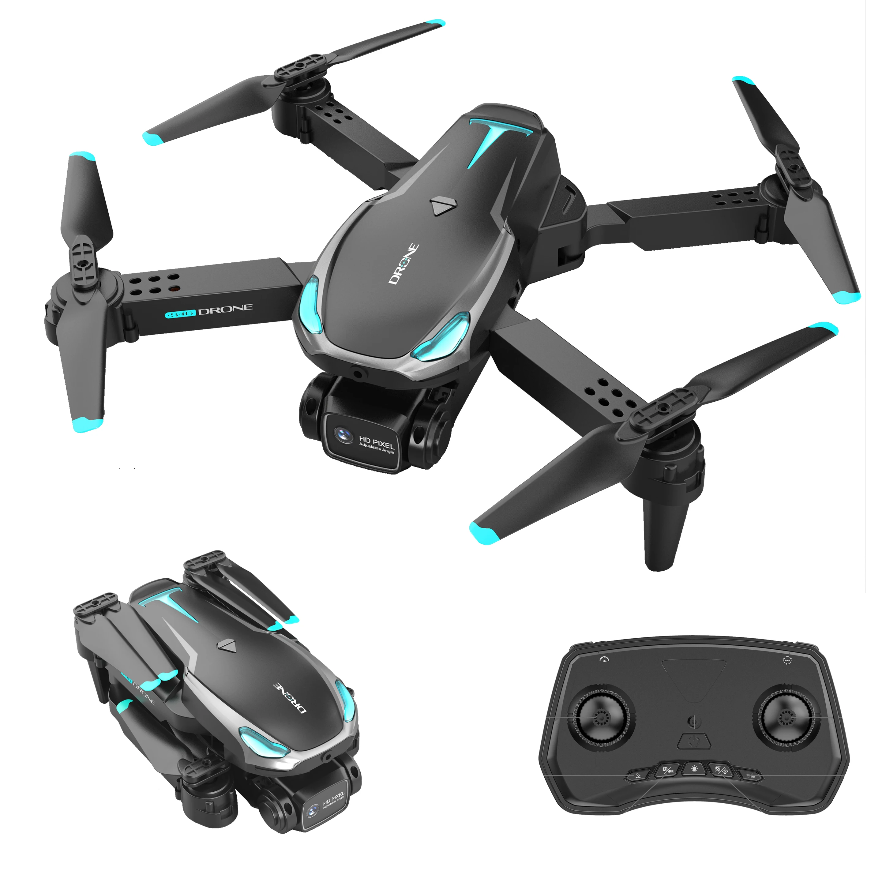 GD46 WIFI FPV Drone HD Camera 2MP RC Quadcopter Tank 2 IN 1 6Aixs Gyro with Air-Ground Mode Atitude Hold Headless VS H37 H40WH