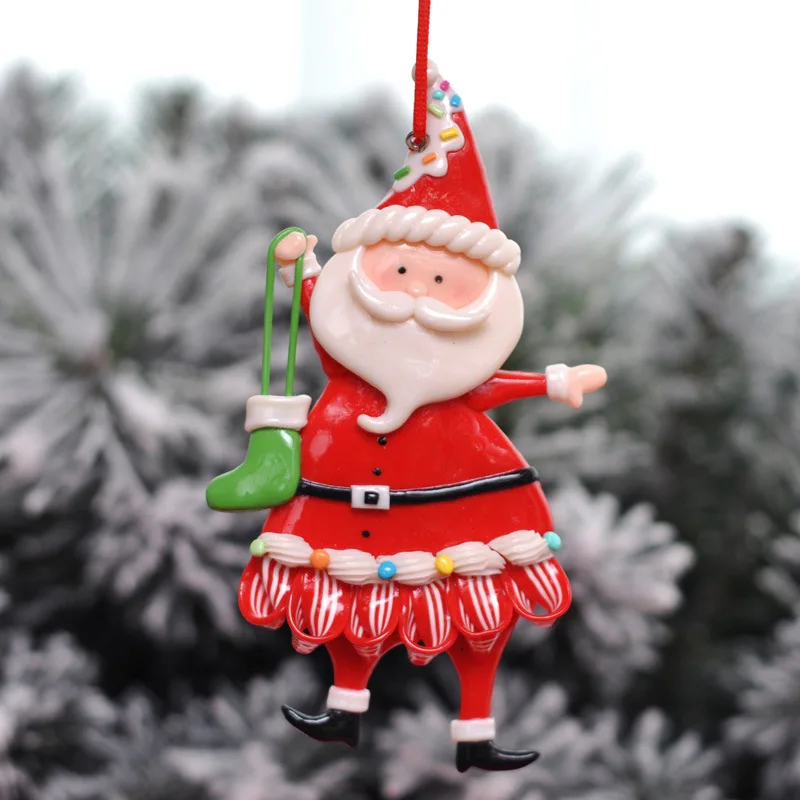 Home-Weddings-Christmas Holiday Decor, DIY Hanging Ornaments Snowman Santa Claus Little Deer,Christmas Tree Hanging Decorations