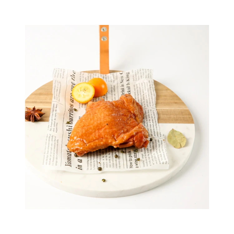 Frozen Cooked Steamed Smoked Boneless Skin On Duck Leg Meat