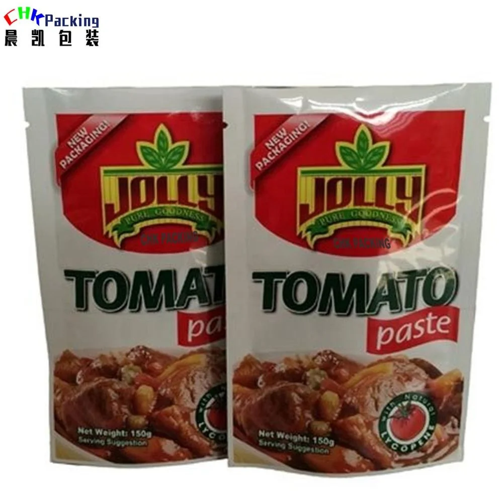 Food grade  Plastic ziplock Packaging Bag Tobacco Seed Bag/ stand up pouch for tomato sauce packaging