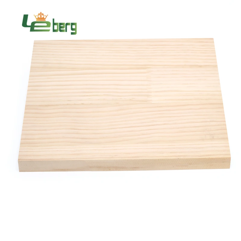 Construction Factory Direct Supply Solid Wood Panel 2440*1220*18mm Pine Rubber Rwood Finger Joint Board for Furniture