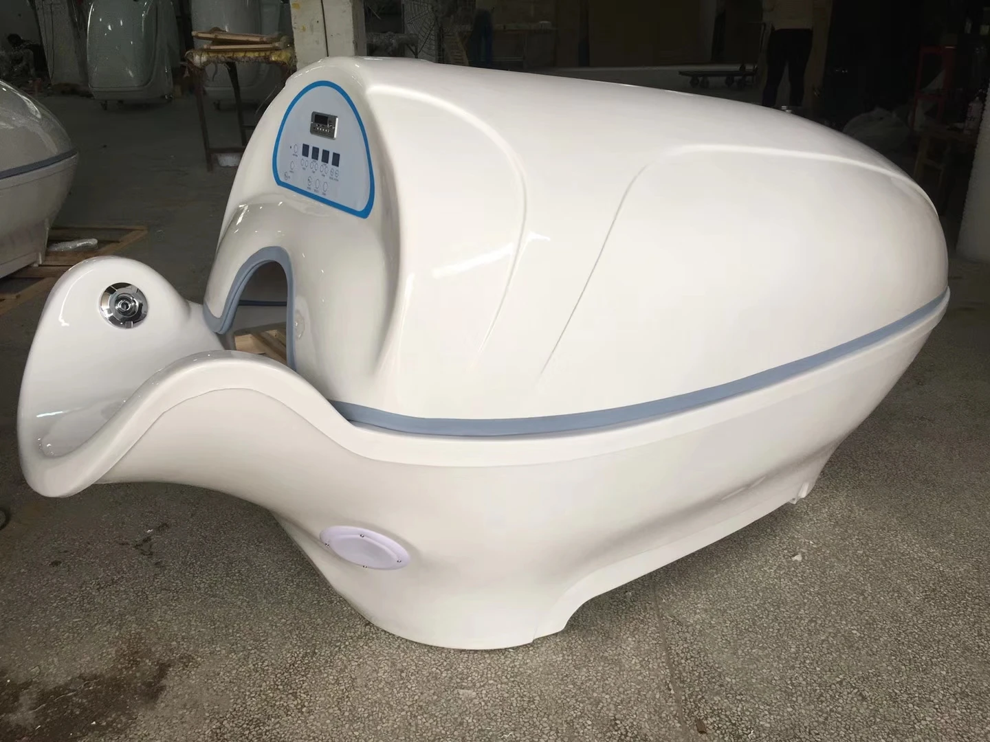 Far infrared therapy machine with ozone sauna spa capsule LK-216A