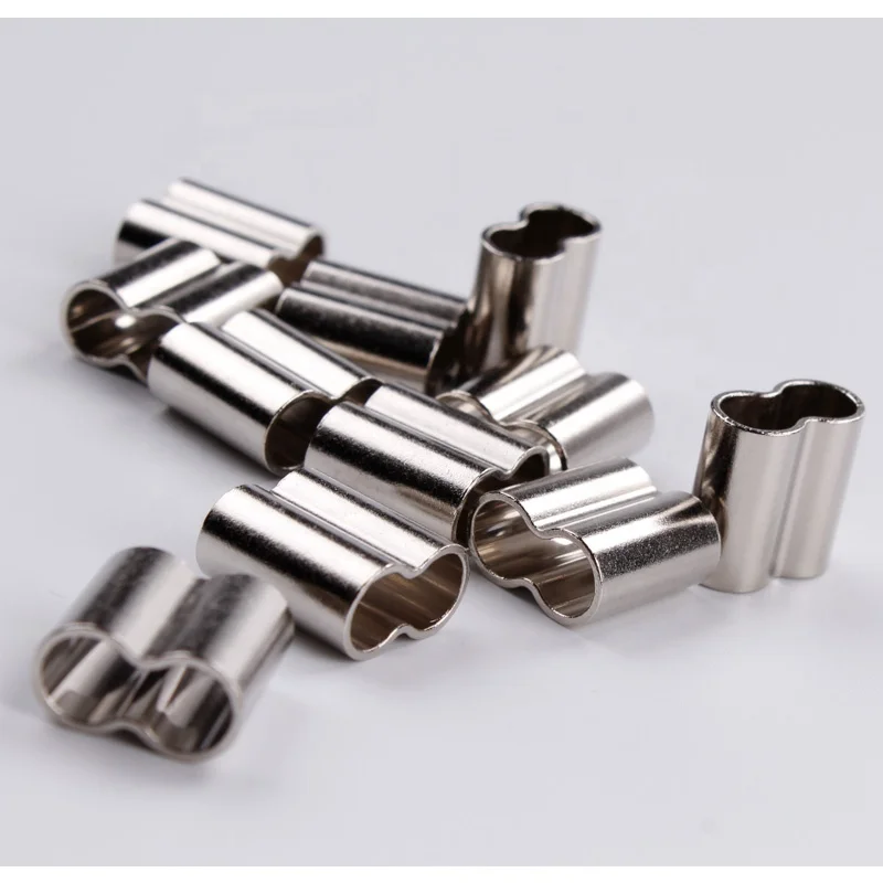 Aluminium Double Sleeve/8 Type Aluminium Crimp for for longline fishing gears and commercial fishing gears