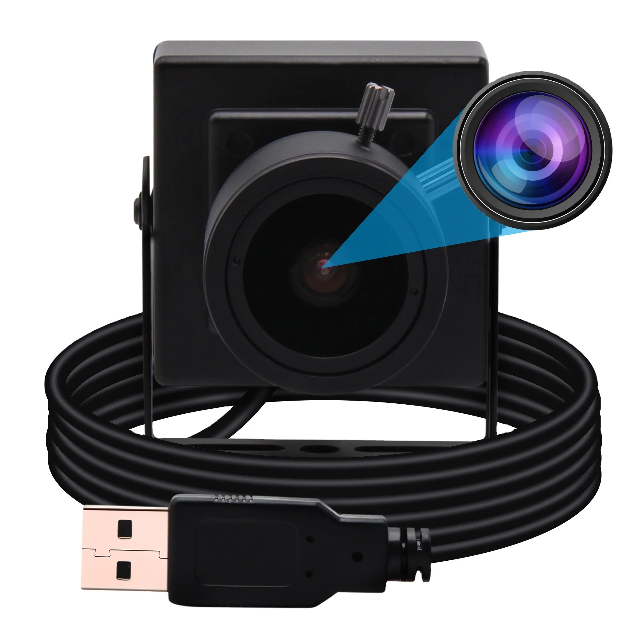 1080p 2 Megapixel Surveillance Camera Mini Usb 2.8-12mm Varifocal Low Illumination Web Camera For Car