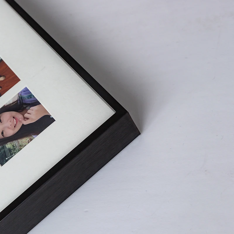 Customized 8x10 Inch Metal Picture Frame, Aluminum Gold Photo Frame for Picture Diy Assemble Wall Hanging Frame