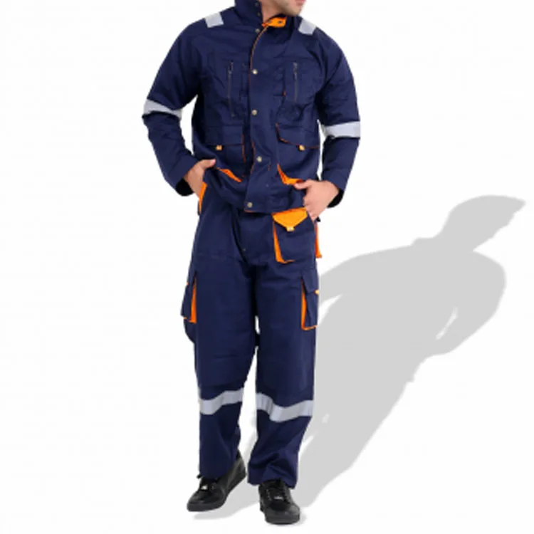 Breathable Long Sleeve Mechanic Overalls Working Uniforms Suits Work Clothes