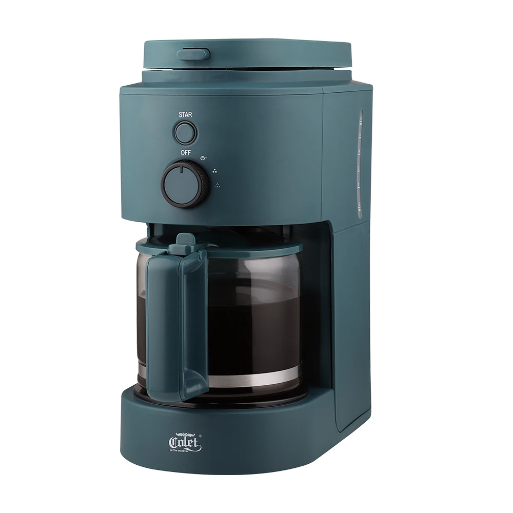 New Style Household Built in Burr Coffee Grinder Programmable Brew Drip Coffee Maker