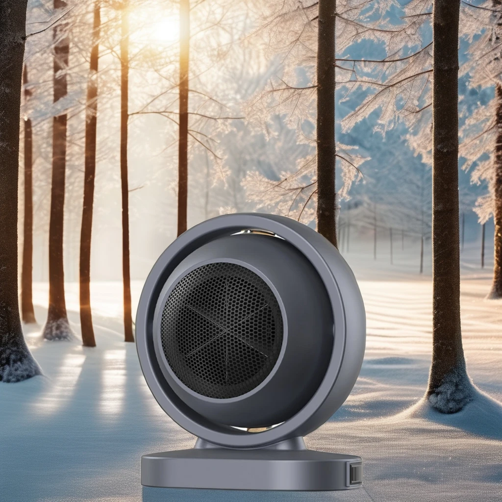 Mini Desktop Electric Heater PTC Heating Element Household Energy-Saving Warm Air Blower Winter Oven Bedroom Bathroom Sun Room
