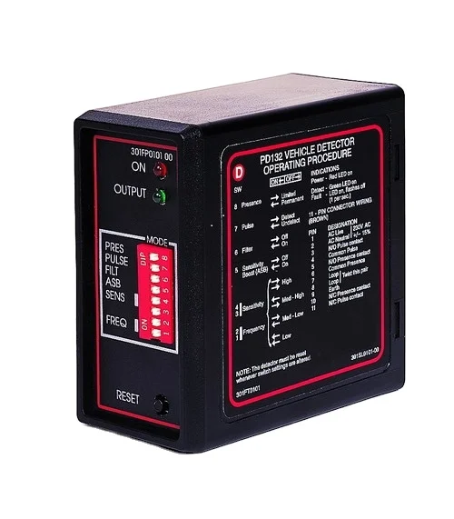 PD-132 single loop vehicle detector one Channel High Sensitivity Inductive for parking barrier system dc/ac12-24V