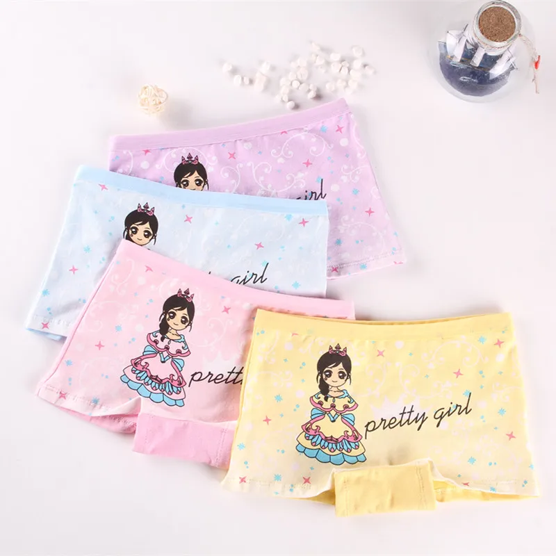 
New Design Girl Panties Cotton Soft Child Girl Underwear Kids Boxer 