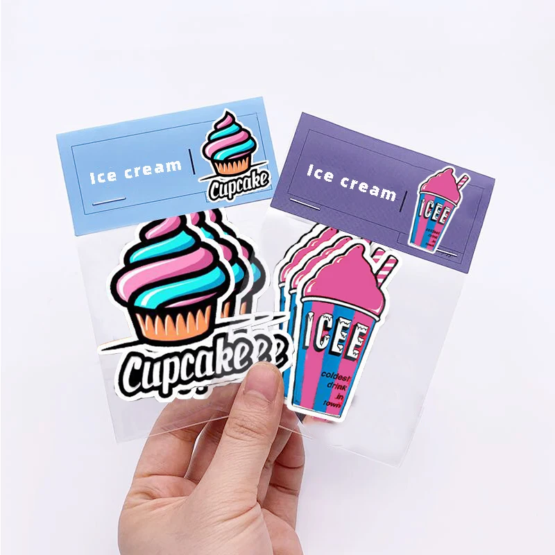 Custom Die Cut Vinyl Stickers Printing Waterproof  Label Company Logo Design  Stickers Sticker Supplier