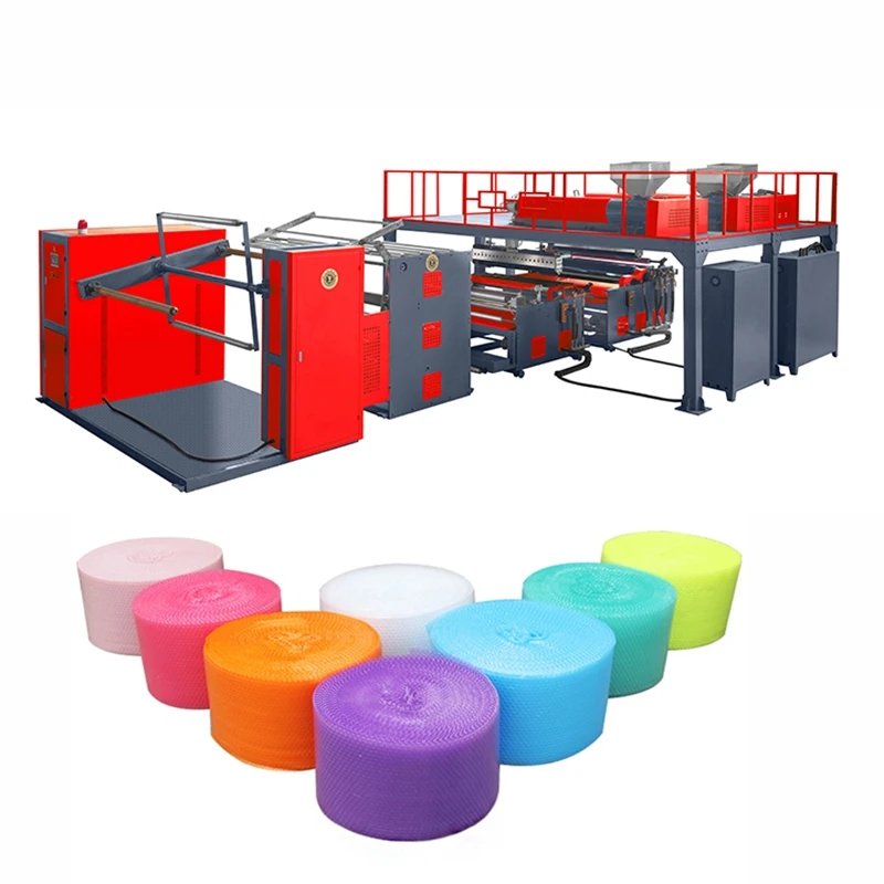 Automatic alloy automatic bubble film bag sealing bubble air wrap 2 layer bubble film small machine