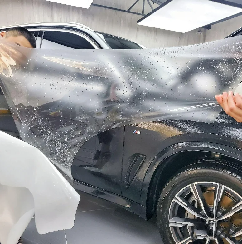 NKODA Anti-yellow hydrophilic 7.5mil self-healing clear bra body  distributor protective glossy car paint protection TPU PPF fil